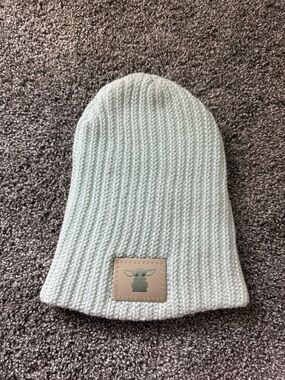 Baby Yoda Mint Green Knit Beanie